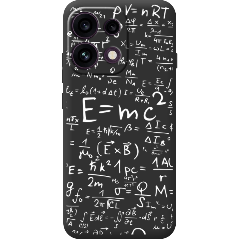 Чорний чохол BoxFace OPPO Reno 16F E=mc2