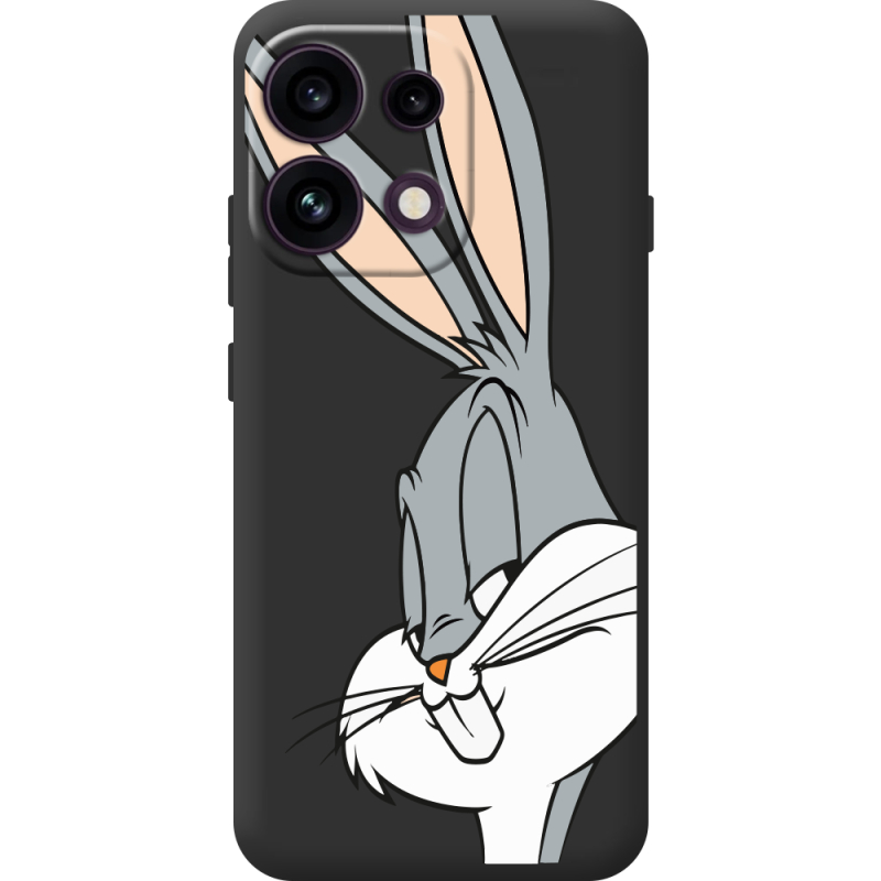 Чорний чохол BoxFace OPPO Reno 16F Lucky Rabbit