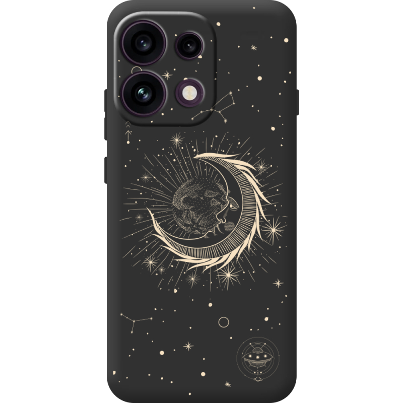 Чорний чохол BoxFace OPPO Reno 16F Moon