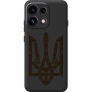 Чорний чохол BoxFace OPPO Reno 16F Ukrainian Trident