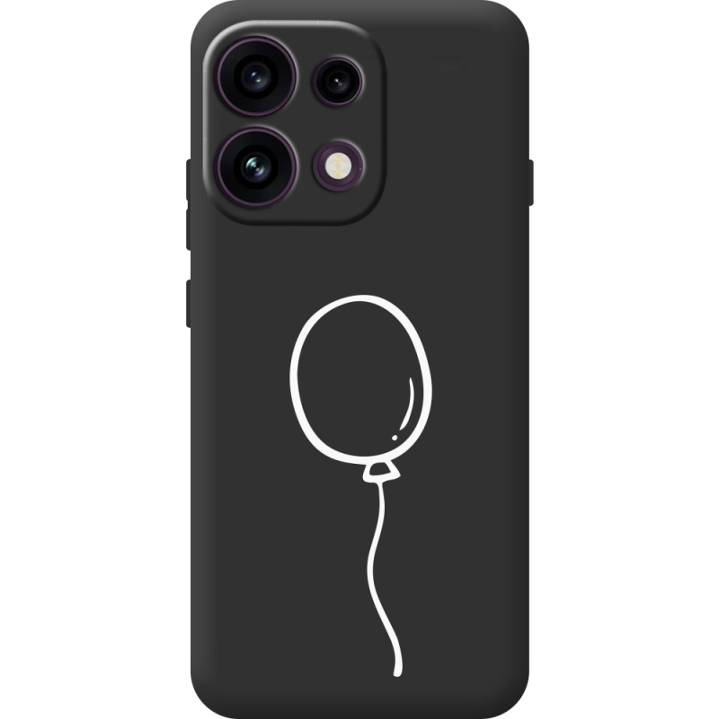 Чорний чохол BoxFace OPPO Reno 16F Balloon