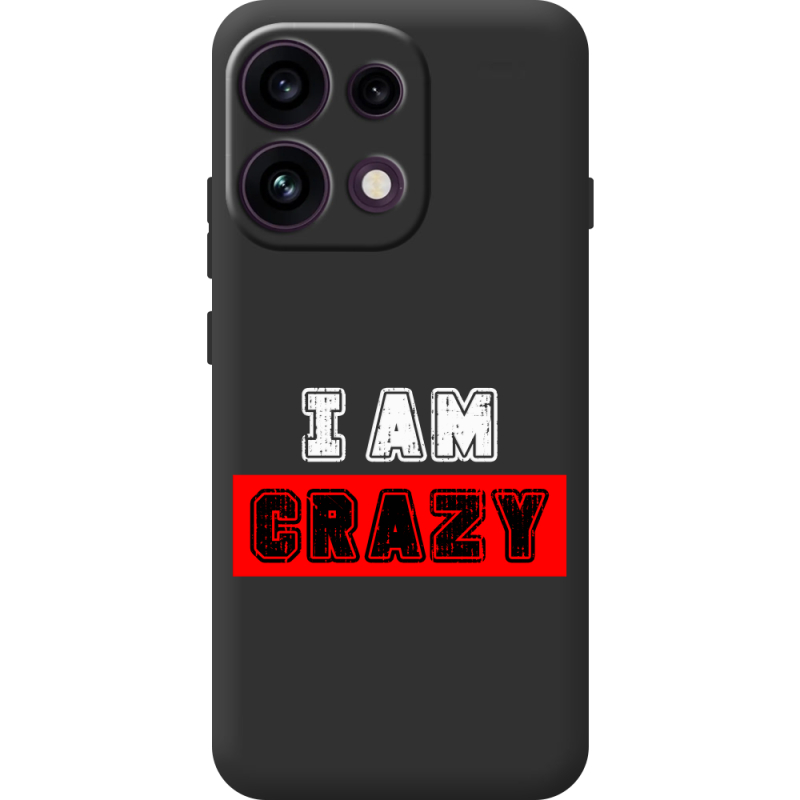 Чорний чохол BoxFace OPPO Reno 16F I'm Crazy