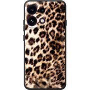 Чорний чохол BoxFace OPPO Reno 16F Леопардовий