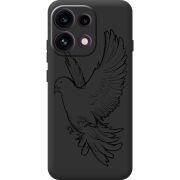 Чорний чохол BoxFace OPPO Reno 16F Dove