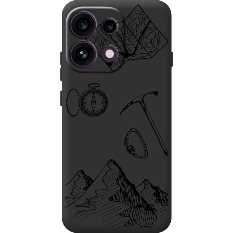 Чорний чохол BoxFace OPPO Reno 16F Mountains