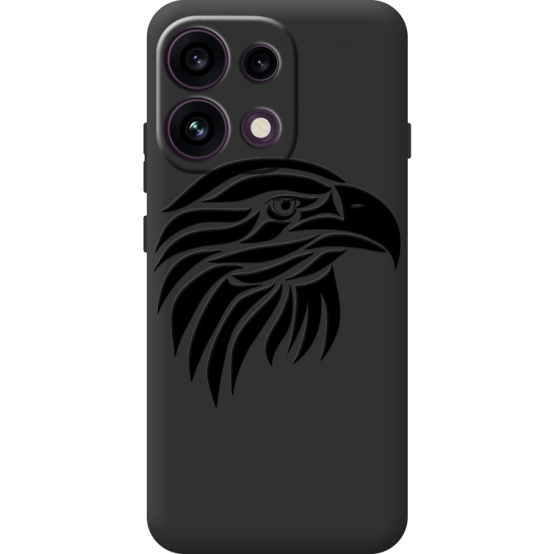 Чорний чохол BoxFace OPPO Reno 16F Eagle