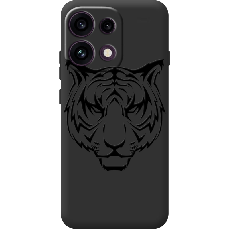 Чорний чохол BoxFace OPPO Reno 16F Tiger