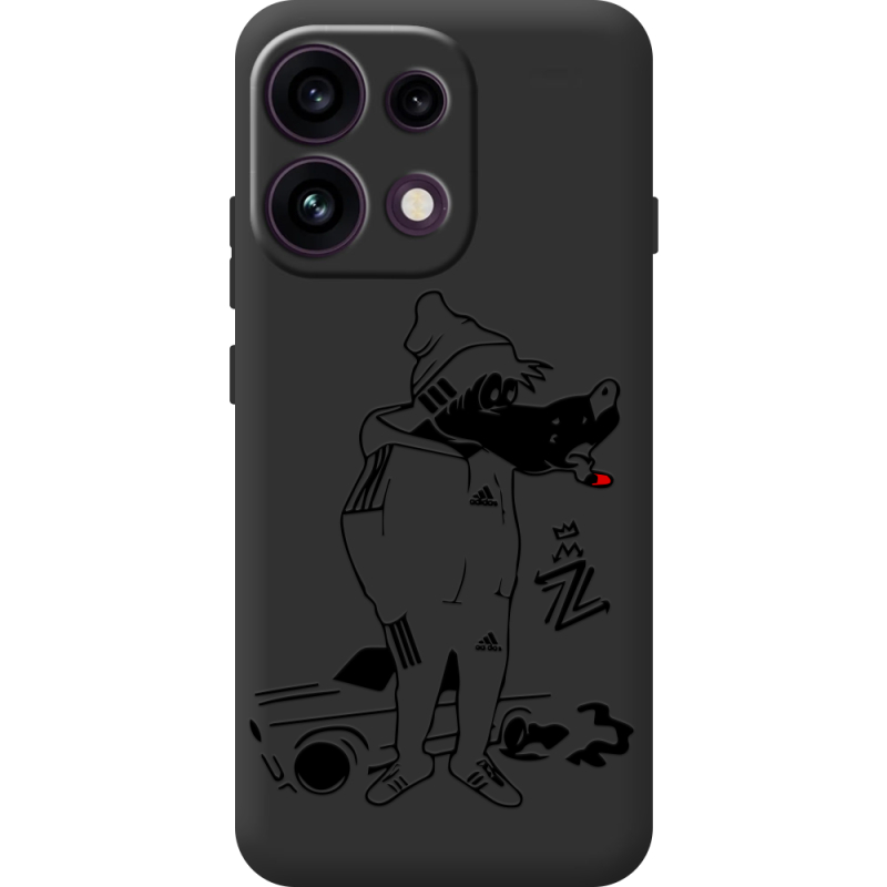 Чорний чохол BoxFace OPPO Reno 16F 