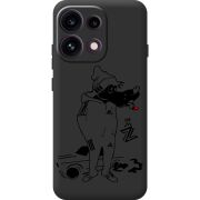 Чорний чохол BoxFace OPPO Reno 16F 