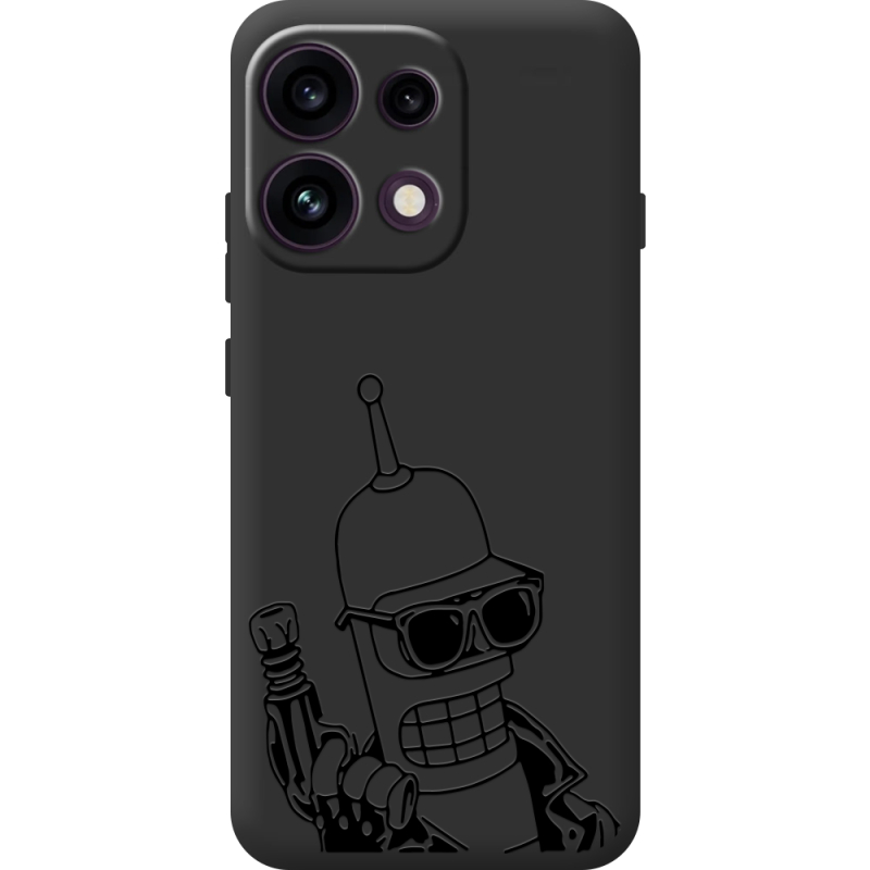 Чорний чохол BoxFace OPPO Reno 16F 