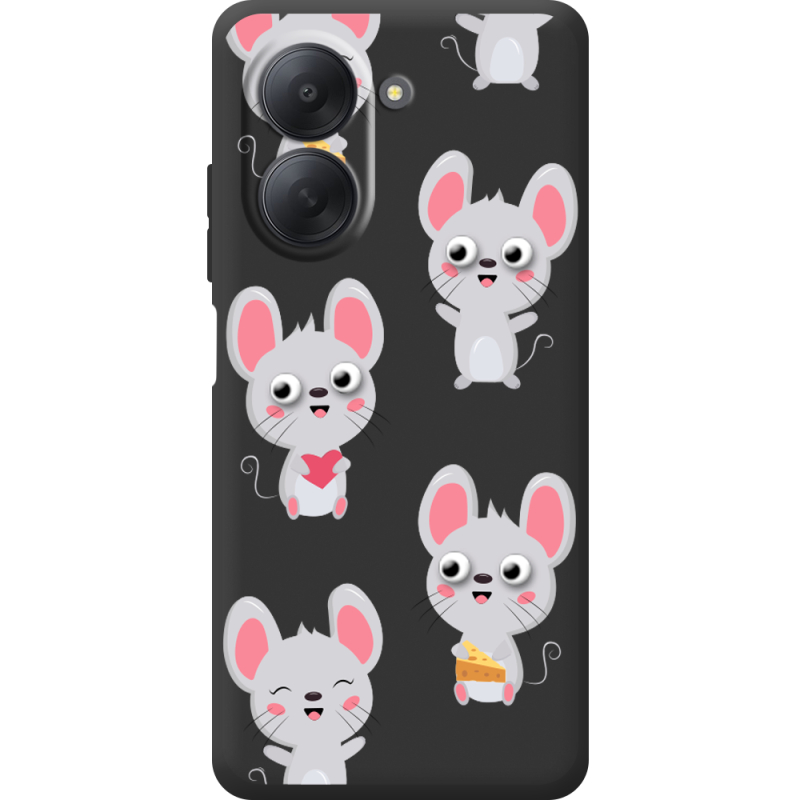Прозорий чохол BoxFace Xiaomi Redmi A7 с 3D-глазками Mouse
