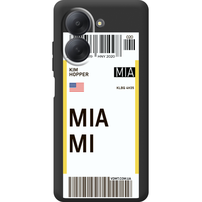 Прозорий чохол BoxFace Xiaomi Redmi A7 Ticket Miami