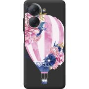 Чохол зі стразами Xiaomi Redmi A7 Pink Air Baloon