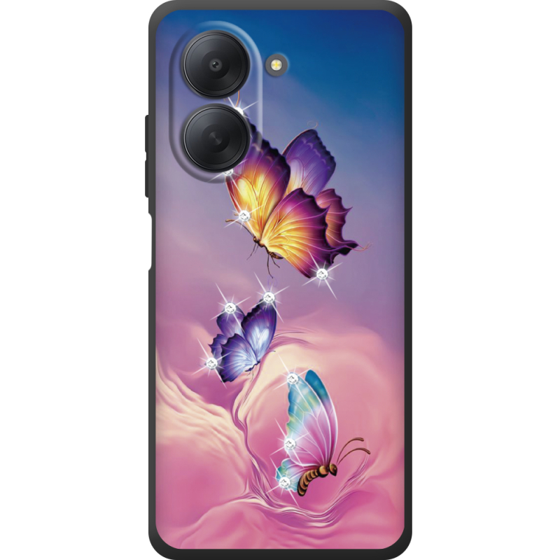 Чохол зі стразами Xiaomi Redmi A7 Butterflies