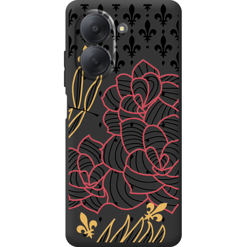 Чорний чохол BoxFace Xiaomi Redmi A7 FranceFlowers