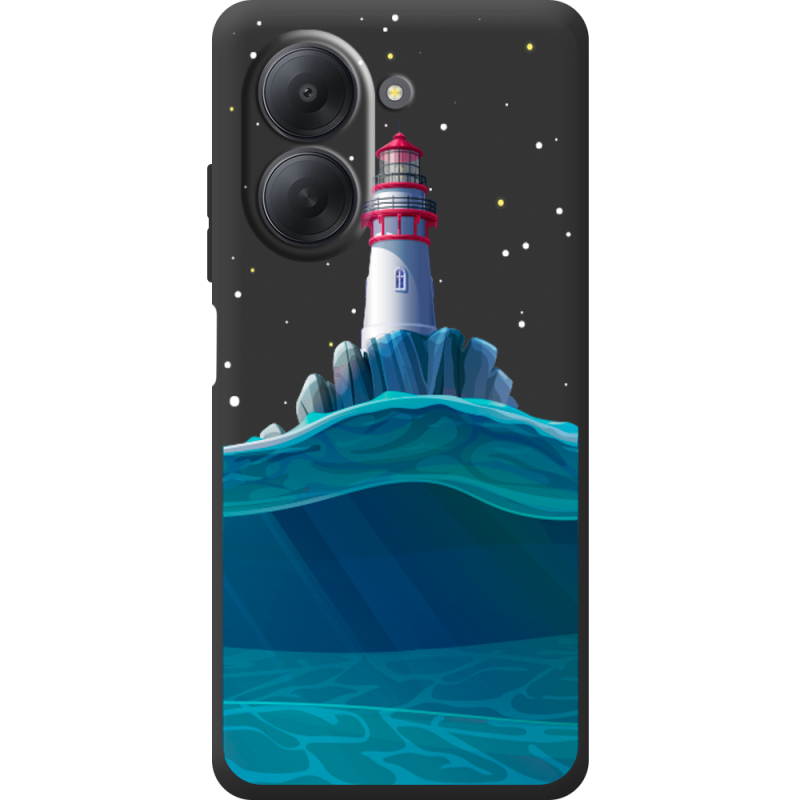 Чорний чохол BoxFace Xiaomi Redmi A7 Lighthouse