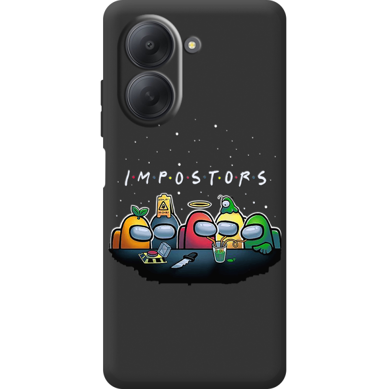 Чорний чохол BoxFace Xiaomi Redmi A7 Among Us Impostors