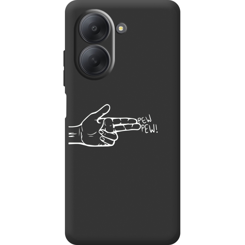 Чорний чохол BoxFace Xiaomi Redmi A7 Pew Pew