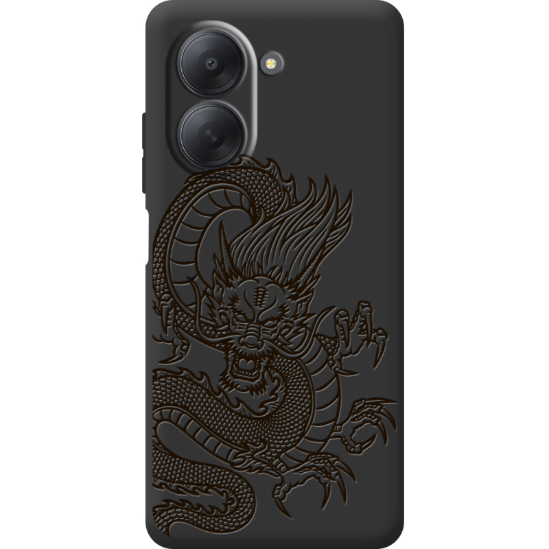 Чорний чохол BoxFace Xiaomi Redmi A7 Chinese Dragon