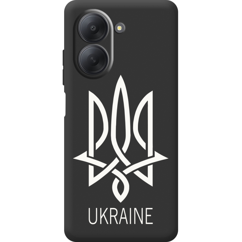 Чорний чохол BoxFace Xiaomi Redmi A7 Тризуб монограмма ukraine