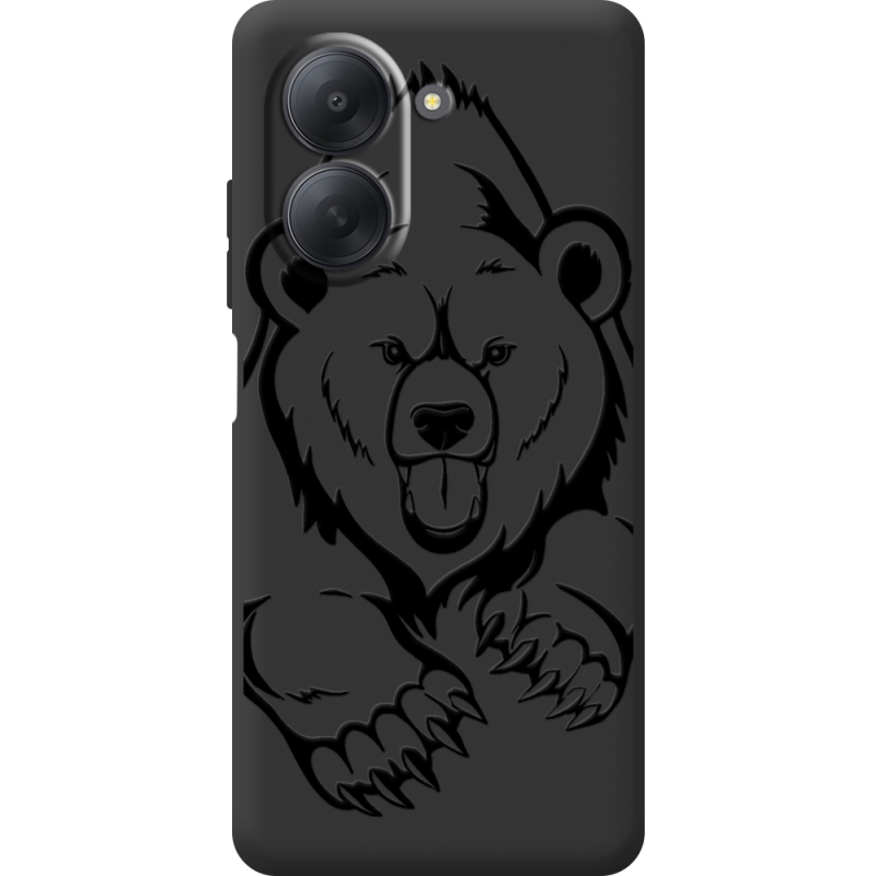 Чорний чохол BoxFace Xiaomi Redmi A7 Grizzly Bear