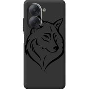 Чорний чохол BoxFace Xiaomi Redmi A7 Wolf