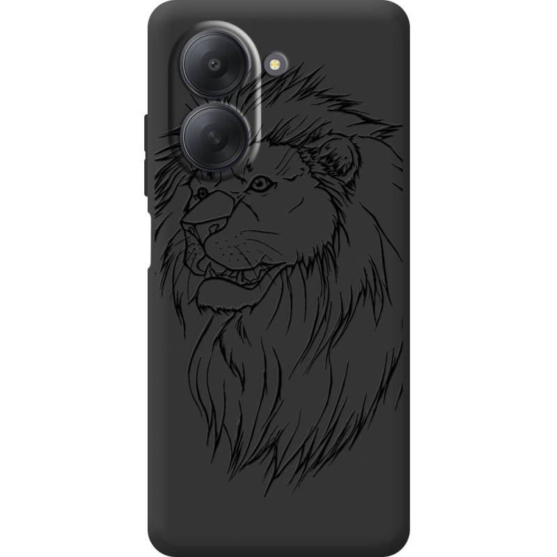 Чорний чохол BoxFace Xiaomi Redmi A7 Lion