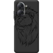Чорний чохол BoxFace Xiaomi Redmi A7 Lion