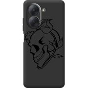 Чорний чохол BoxFace Xiaomi Redmi A7 Skull and Roses