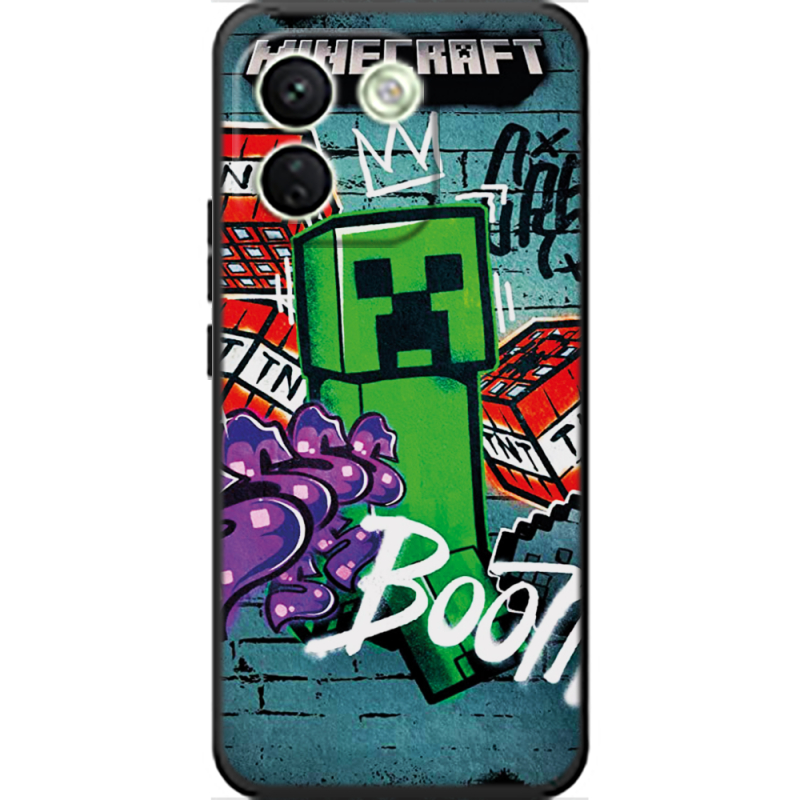 Чохол BoxFace Xiaomi Redmi Note 17 Pro Max Minecraft Graffiti