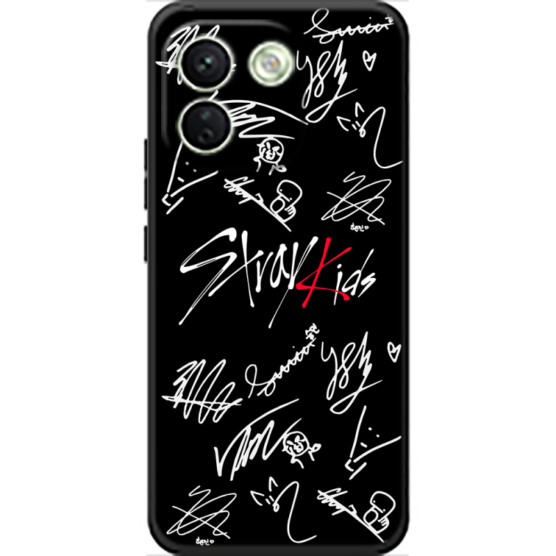 Чохол BoxFace Xiaomi Redmi Note 17 Pro Max Stray Kids автограф