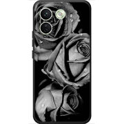 Чохол BoxFace Xiaomi Redmi Note 17 Pro Max Black and White Roses