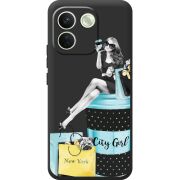 Прозорий чохол BoxFace Xiaomi Redmi Note 17 Pro Max City Girl