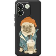 Прозорий чохол BoxFace Xiaomi Redmi Note 17 Pro Max Dog Coffeeman