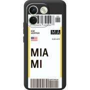 Прозорий чохол BoxFace Xiaomi Redmi Note 17 Pro Max Ticket Miami