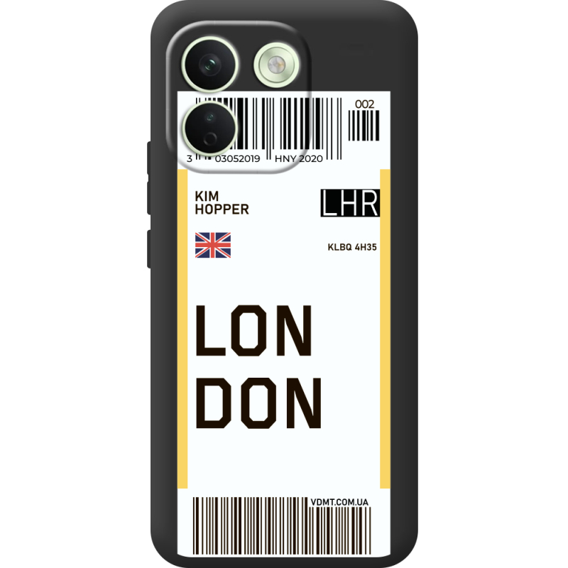 Прозорий чохол BoxFace Xiaomi Redmi Note 17 Pro Max Ticket London