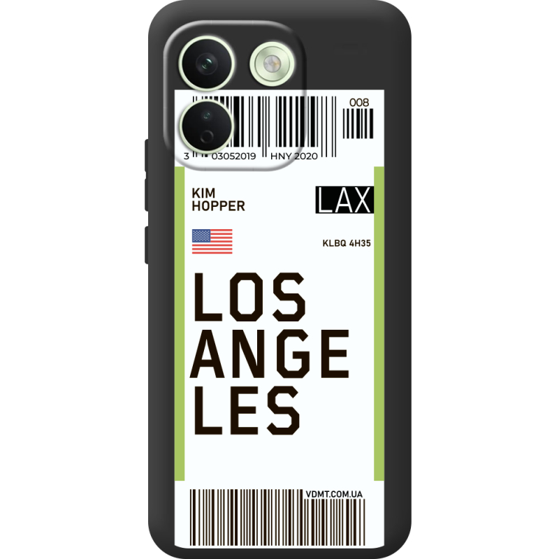 Прозорий чохол BoxFace Xiaomi Redmi Note 17 Pro Max Ticket Los Angeles