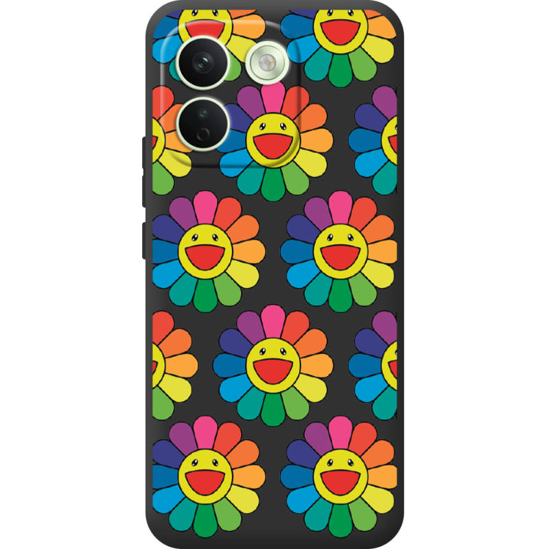 Прозорий чохол BoxFace Xiaomi Redmi Note 17 Pro Max Hippie Flowers