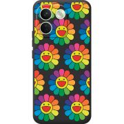 Прозорий чохол BoxFace Xiaomi Redmi Note 17 Pro Max Hippie Flowers