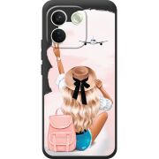 Прозорий чохол BoxFace Xiaomi Redmi Note 17 Pro Max Travel Girl