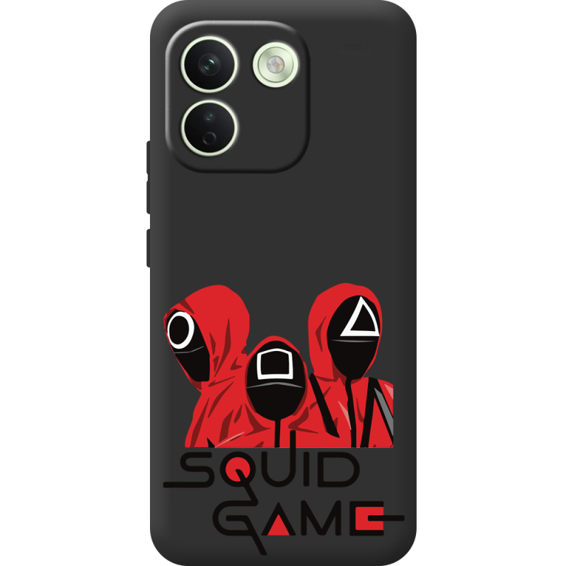 Прозорий чохол BoxFace Xiaomi Redmi Note 17 Pro Max siquid game люди в красном