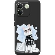 Прозорий чохол BoxFace Xiaomi Redmi Note 17 Pro Max Cat Style