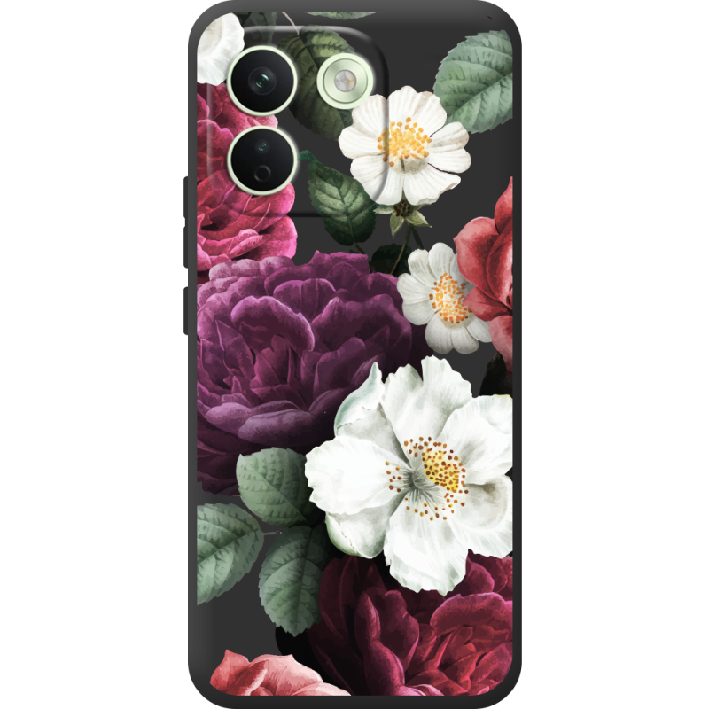Прозорий чохол BoxFace Xiaomi Redmi Note 17 Pro Max Floral Dark Dreams