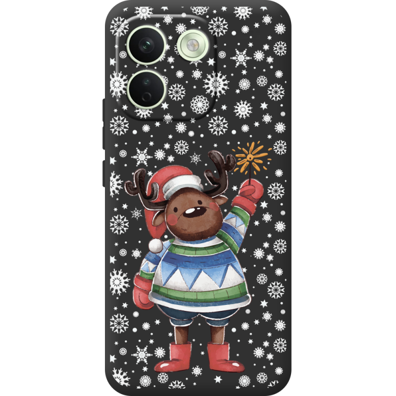 Прозорий чохол BoxFace Xiaomi Redmi Note 17 Pro Max Christmas Deer with Snow