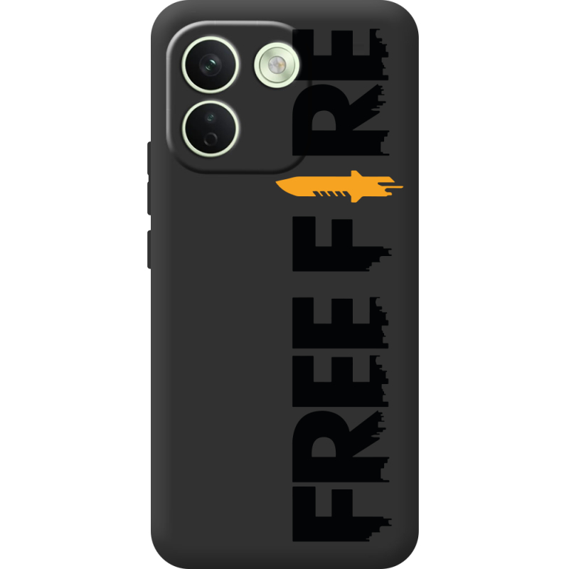 Прозорий чохол BoxFace Xiaomi Redmi Note 17 Pro Max Free Fire Black Logo