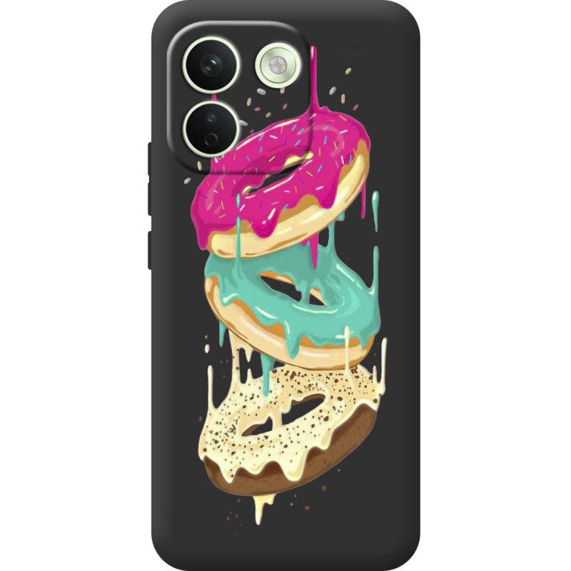 Прозорий чохол BoxFace Xiaomi Redmi Note 17 Pro Max Donuts