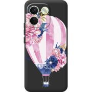 Чохол зі стразами Xiaomi Redmi Note 17 Pro Max Pink Air Baloon