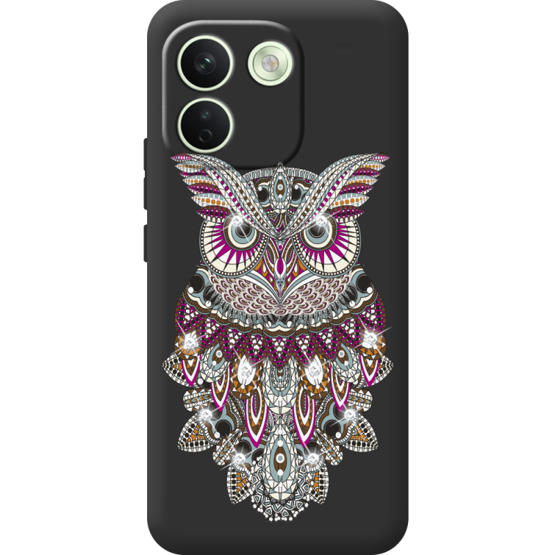 Чохол зі стразами Xiaomi Redmi Note 17 Pro Max Owl