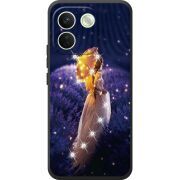 Чохол зі стразами Xiaomi Redmi Note 17 Pro Max Girl with Umbrella
