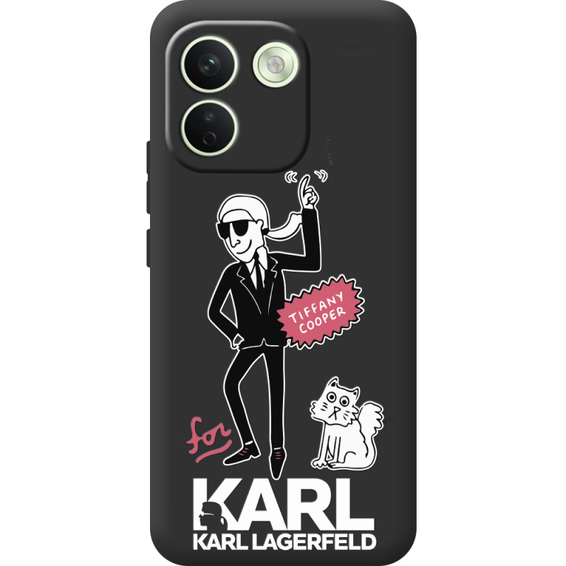 Чорний чохол BoxFace Xiaomi Redmi Note 17 Pro Max For Karl